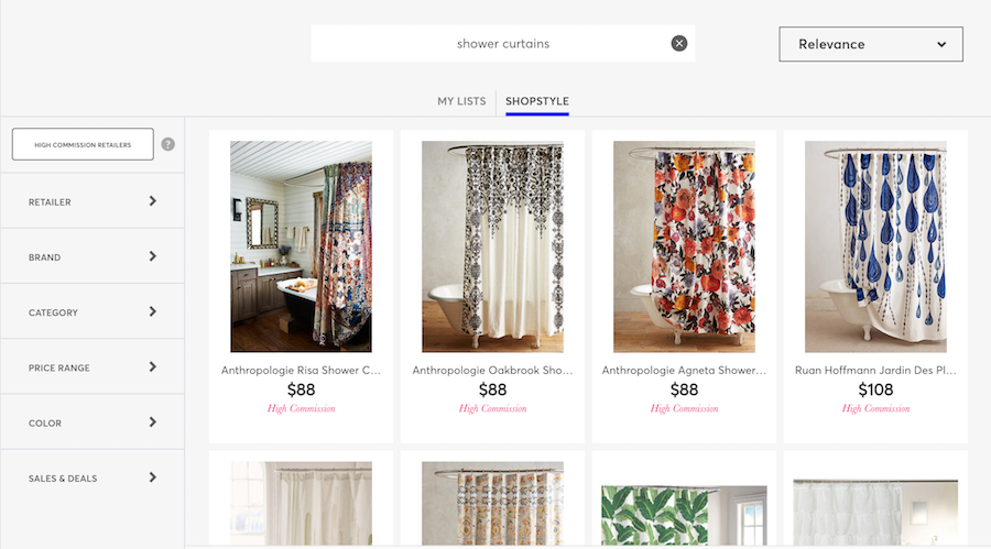 Shopstyle Product Search For Shower Curtains