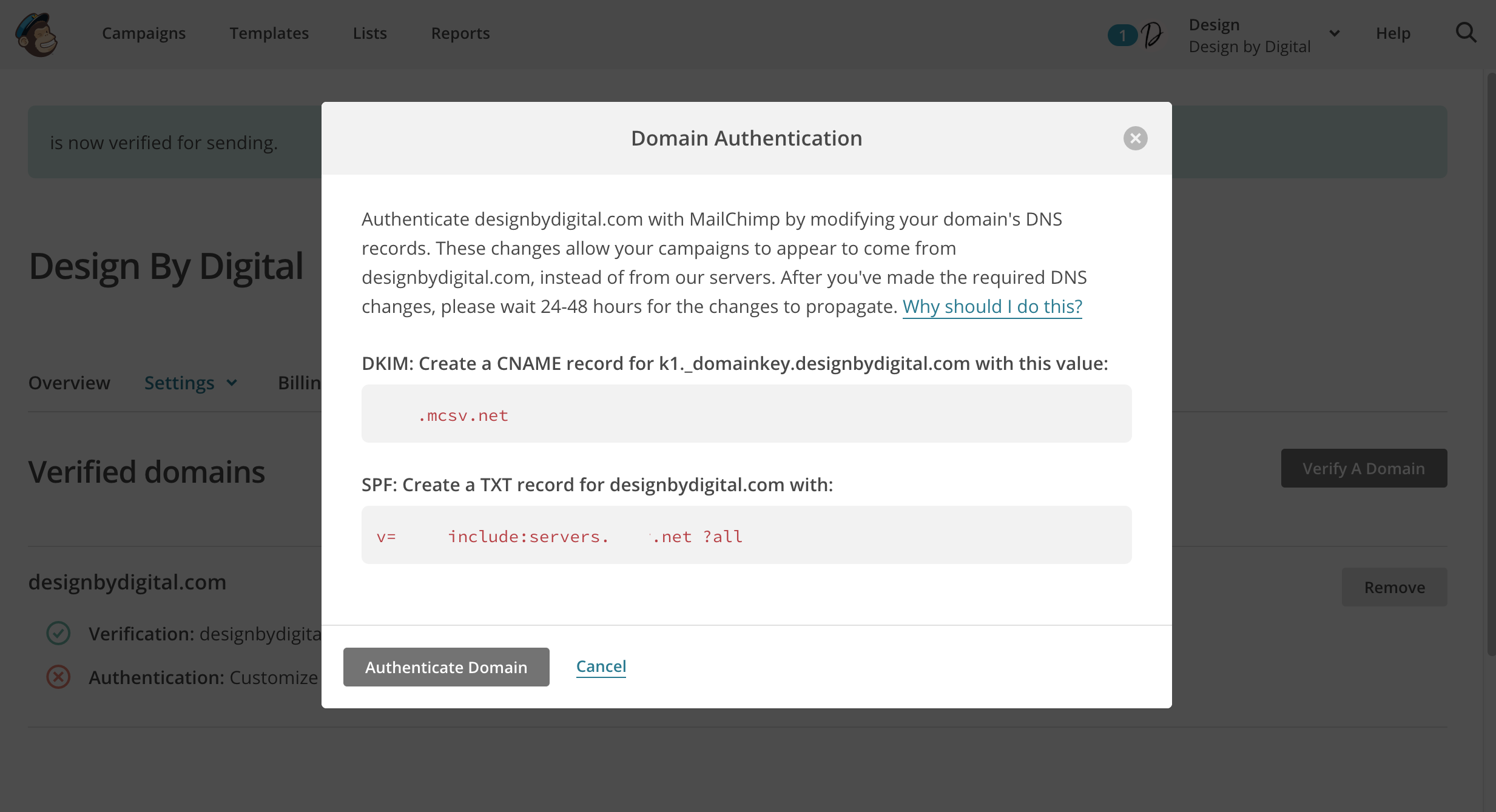 Copy Cname Record Key