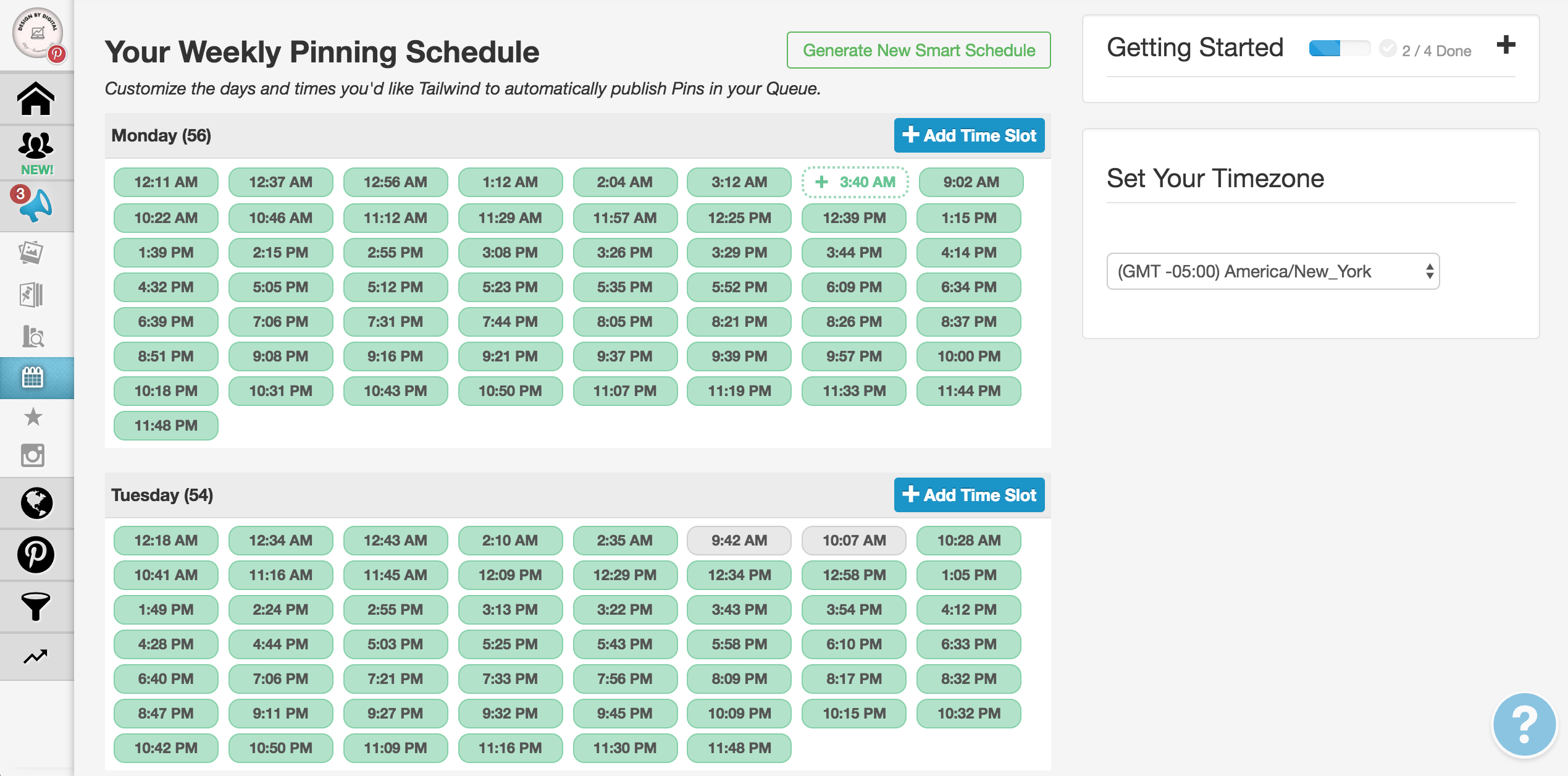 Creating A Pinning Schedule Using Tailwind To Automate Pinterest Marketing Traffic