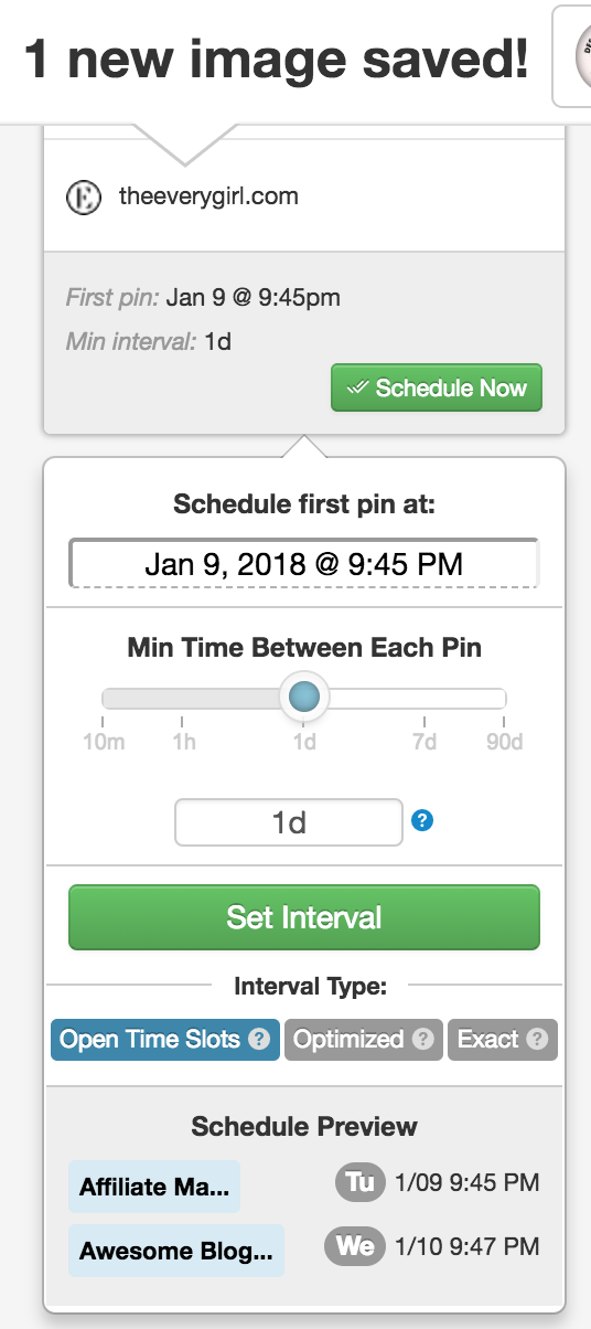 Setting Intervals For Pins In Tailwind