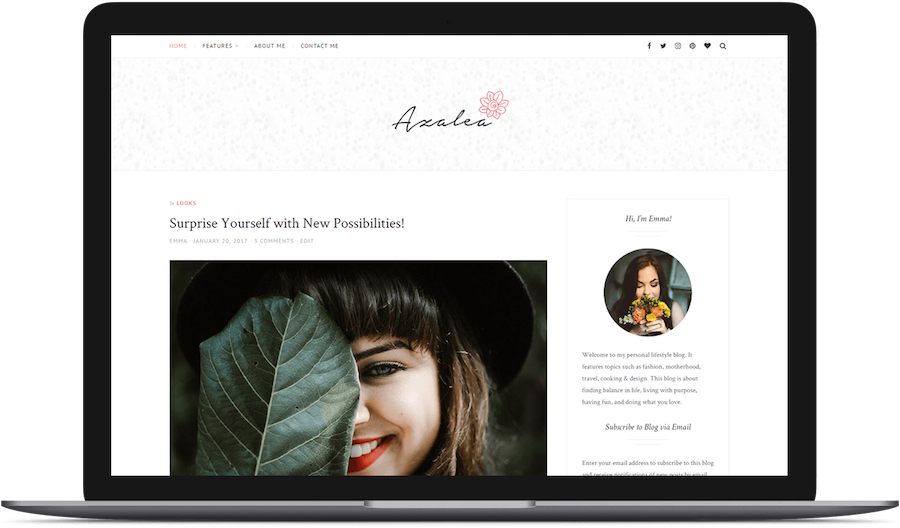 Azalea Free WordPress Theme