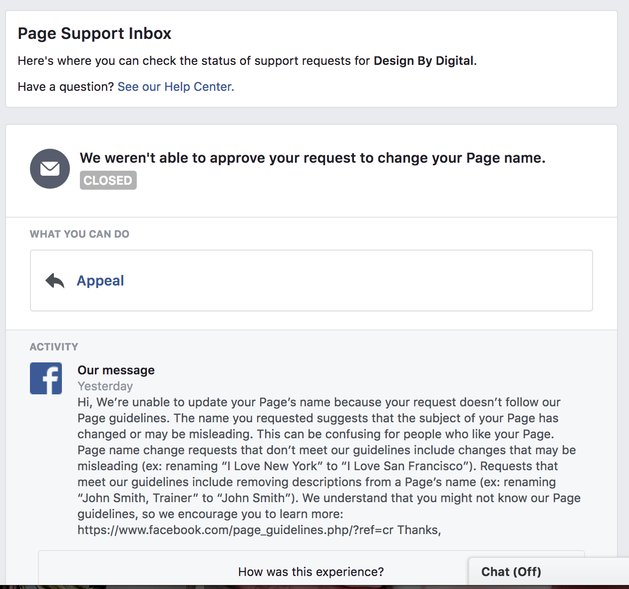 Facebook Name Change Denied? Here is How to Change It