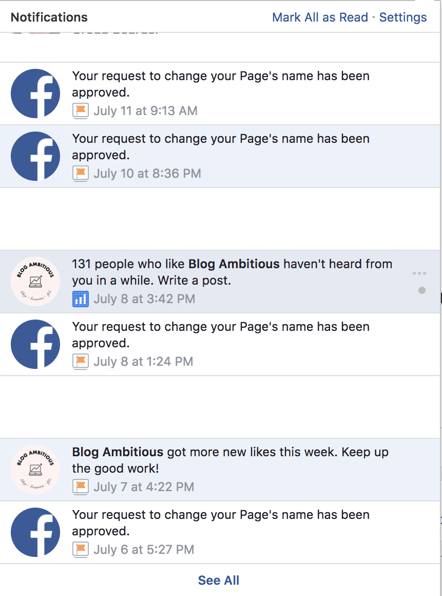 Fixing facebook business name deals typo