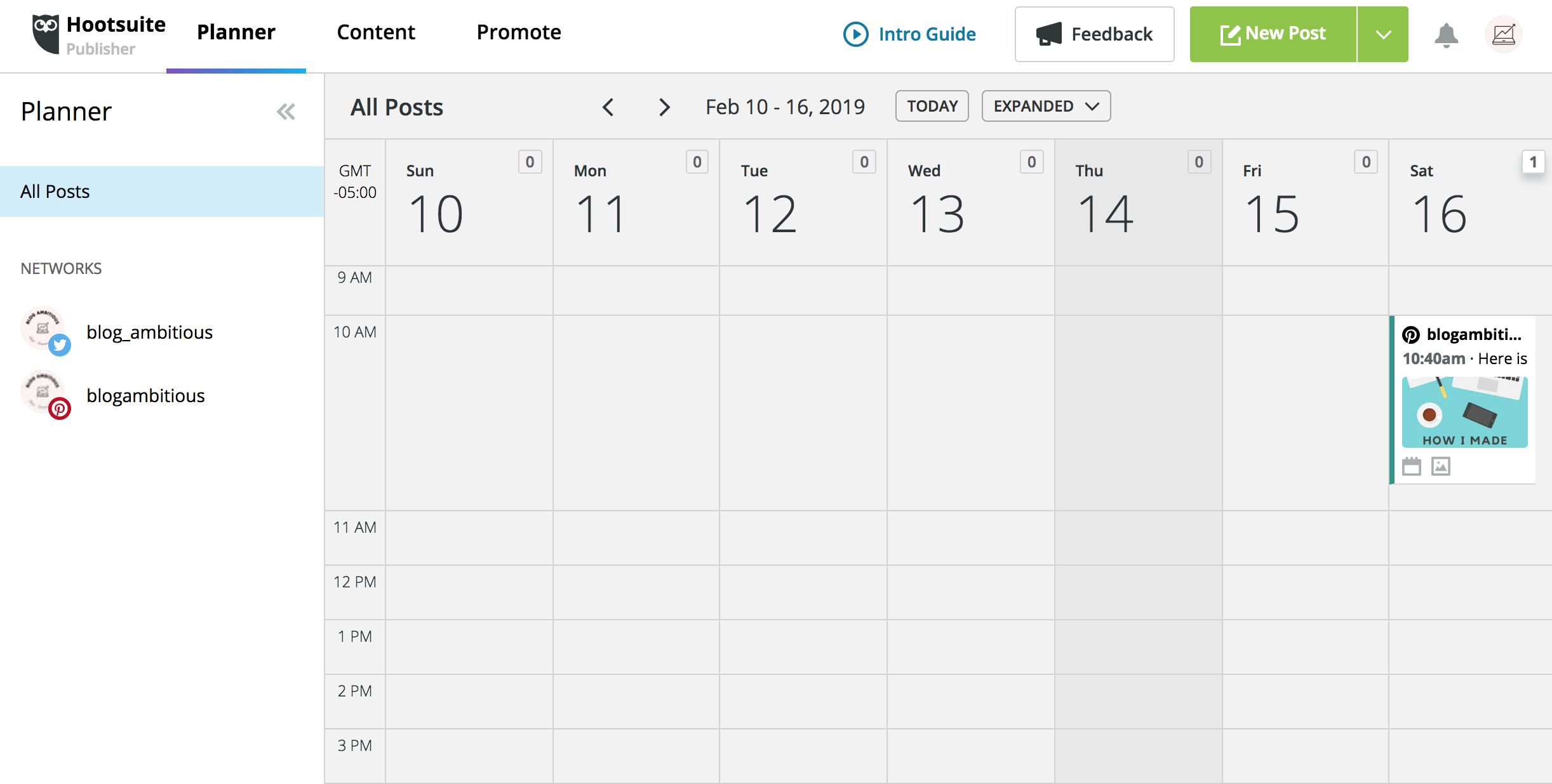 Free Pinterest Scheduling Calendar With Hootsuite