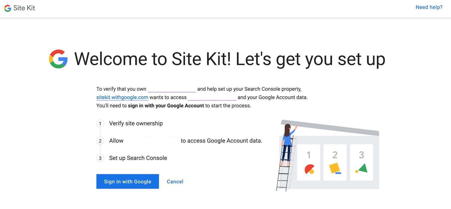 Welcome to Site Kit Let's Get You Set Up
