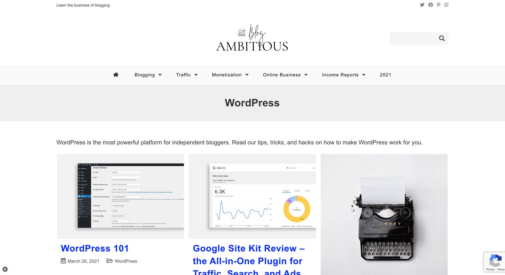 Best Starter WordPress Themes for New Bloggers Ocean