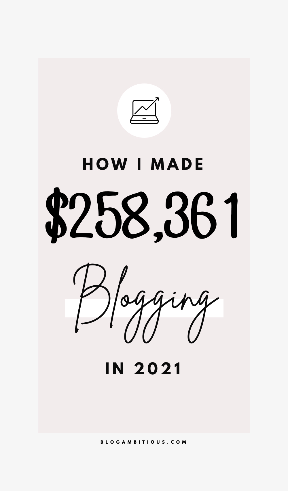 How I made $258k blogging in 2021