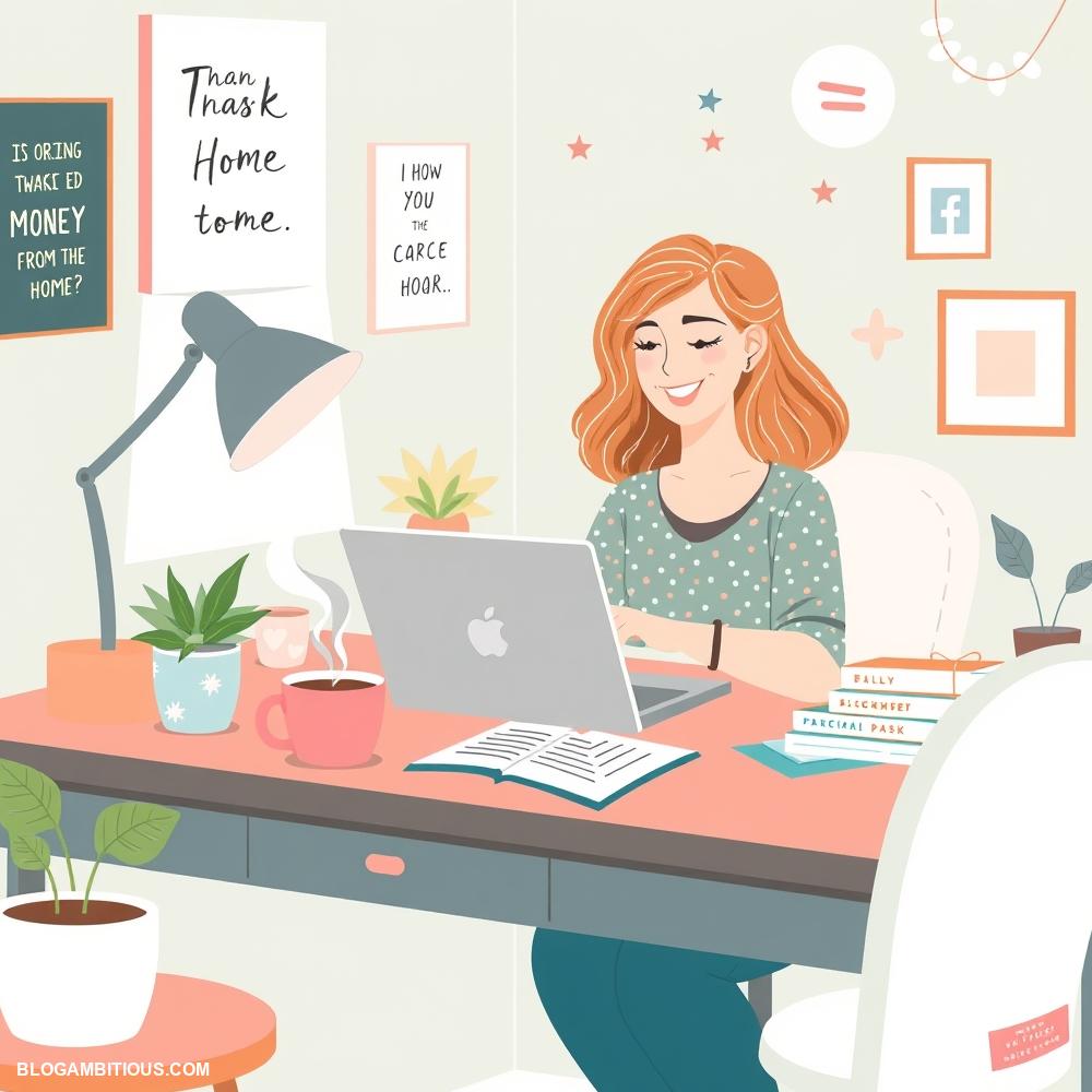 make money from home blogging