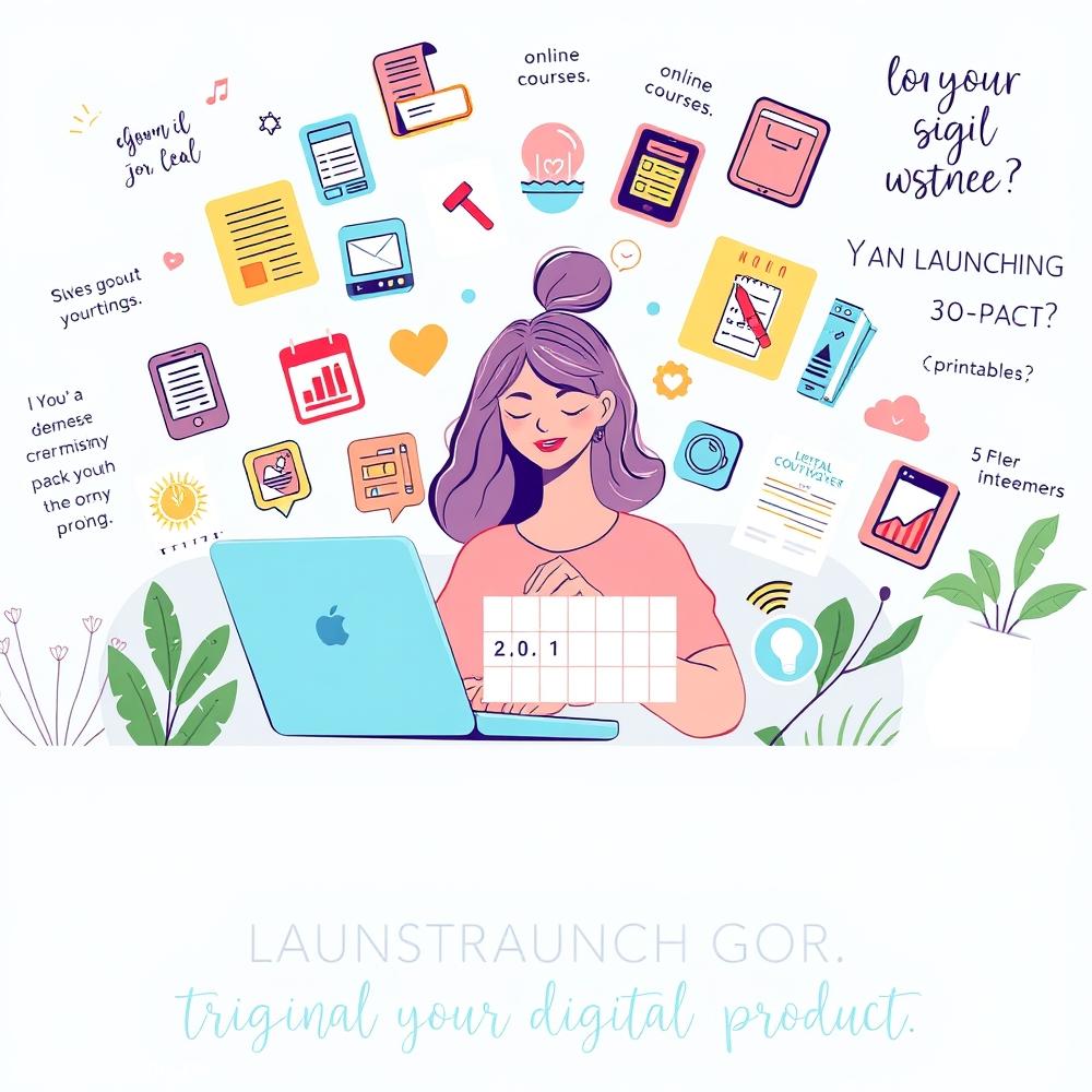 launch your first digital product in 30 days
