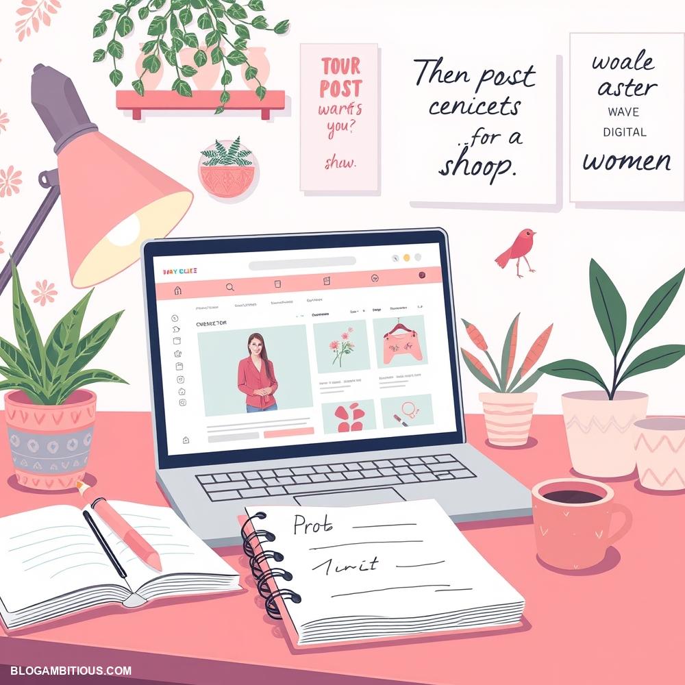 how to create a shop the post section