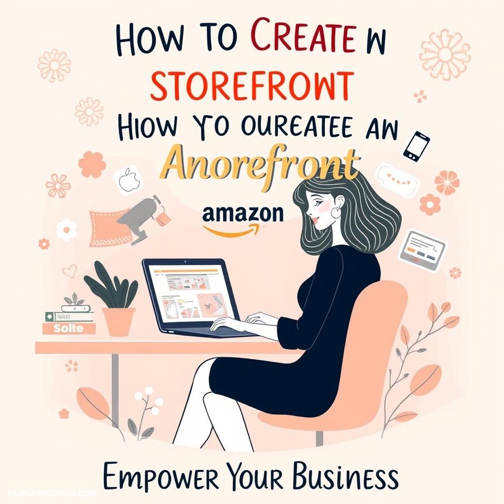 how to create an amazon storefront