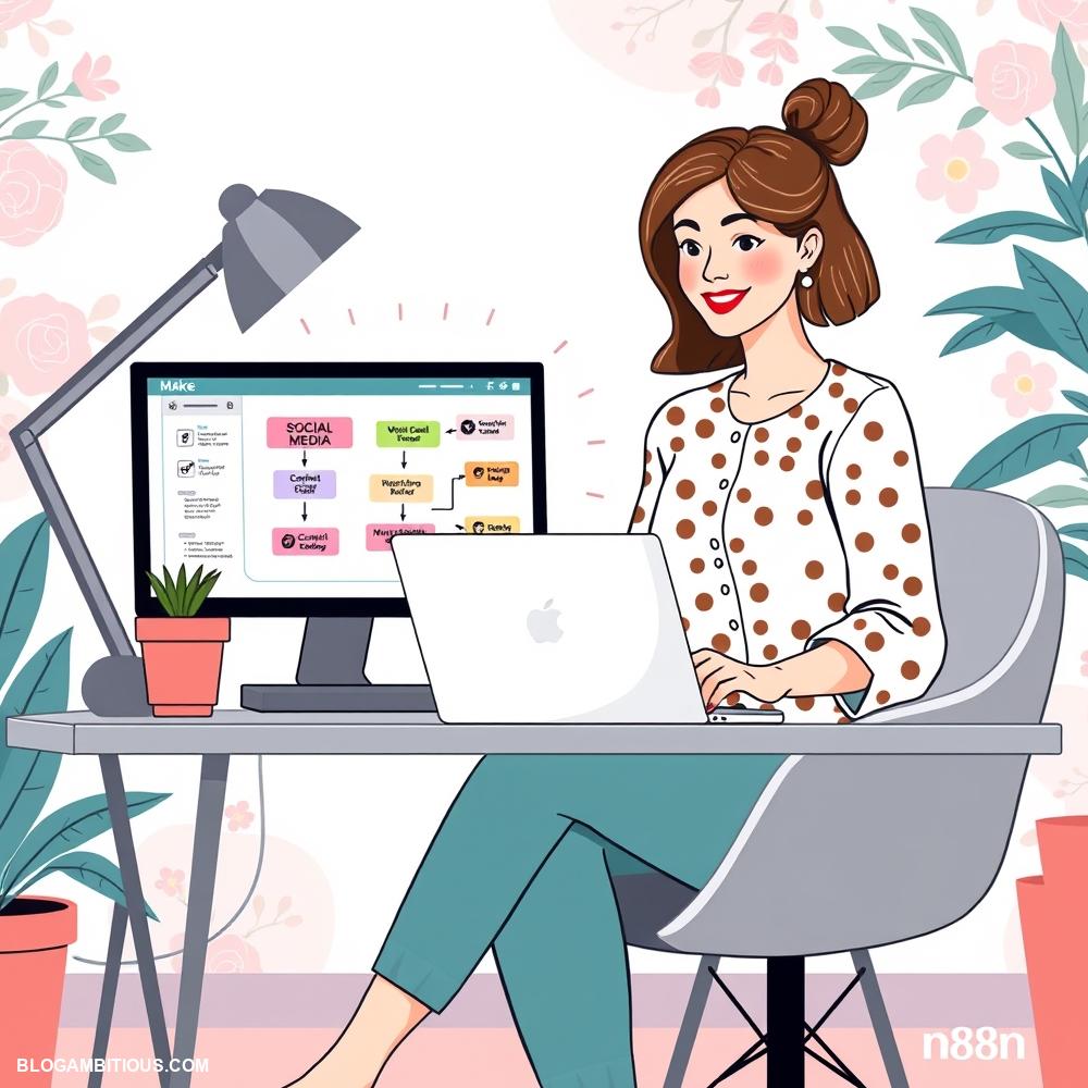 how to automate your blogging tasks using make and n8n