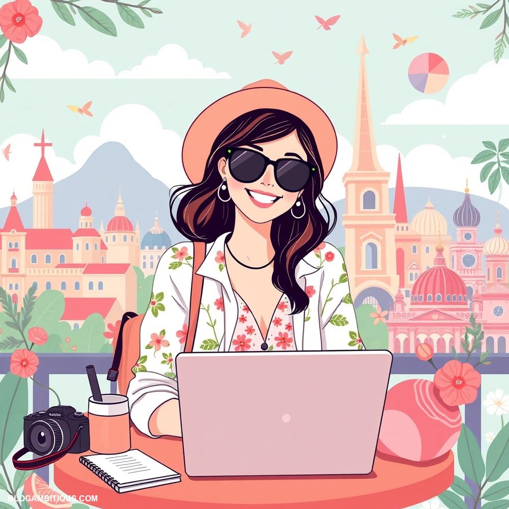 travel blogger salary